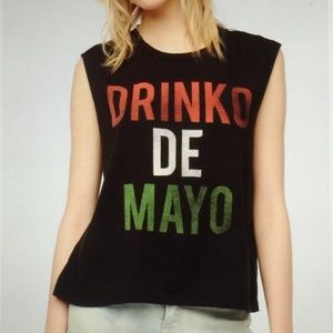 Urban Outfitters Drinko De Mayo Muscle Tee Small